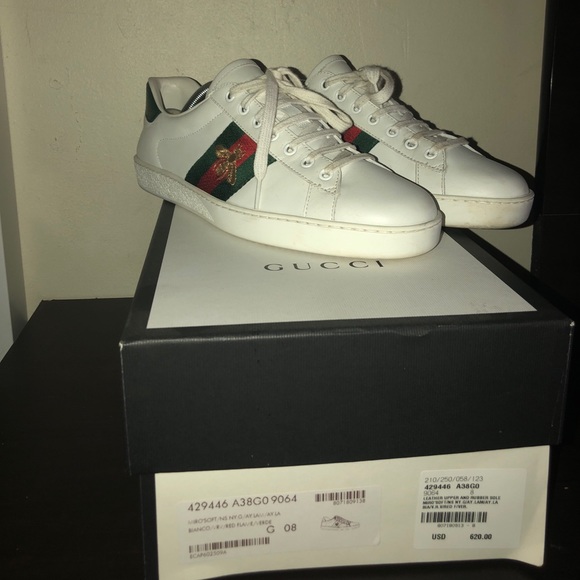 Gucci Ace sneaker Italian size 8 US size 9 - Picture 1 of 7